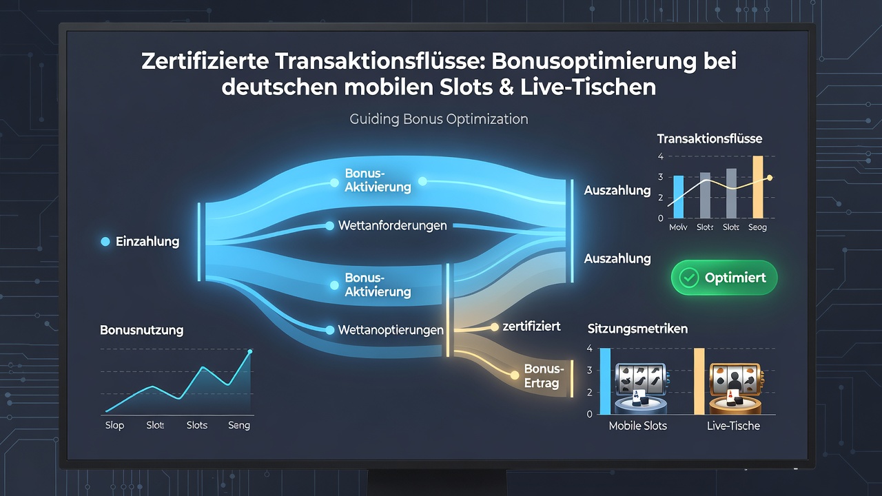 Mobile Transaktionsflüsse bei Live-Tischspielen und Slots