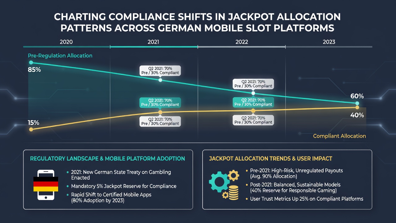 Detaillierte Darstellung von Compliance-Daten und Jackpot-Verteilungen auf mobilen Plattformen in Deutschland