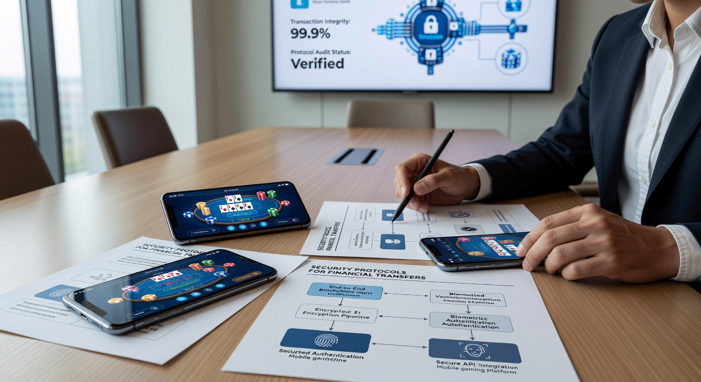Sicherheitsprotokolle bei mobilen Finanztransfers für Tischspiele