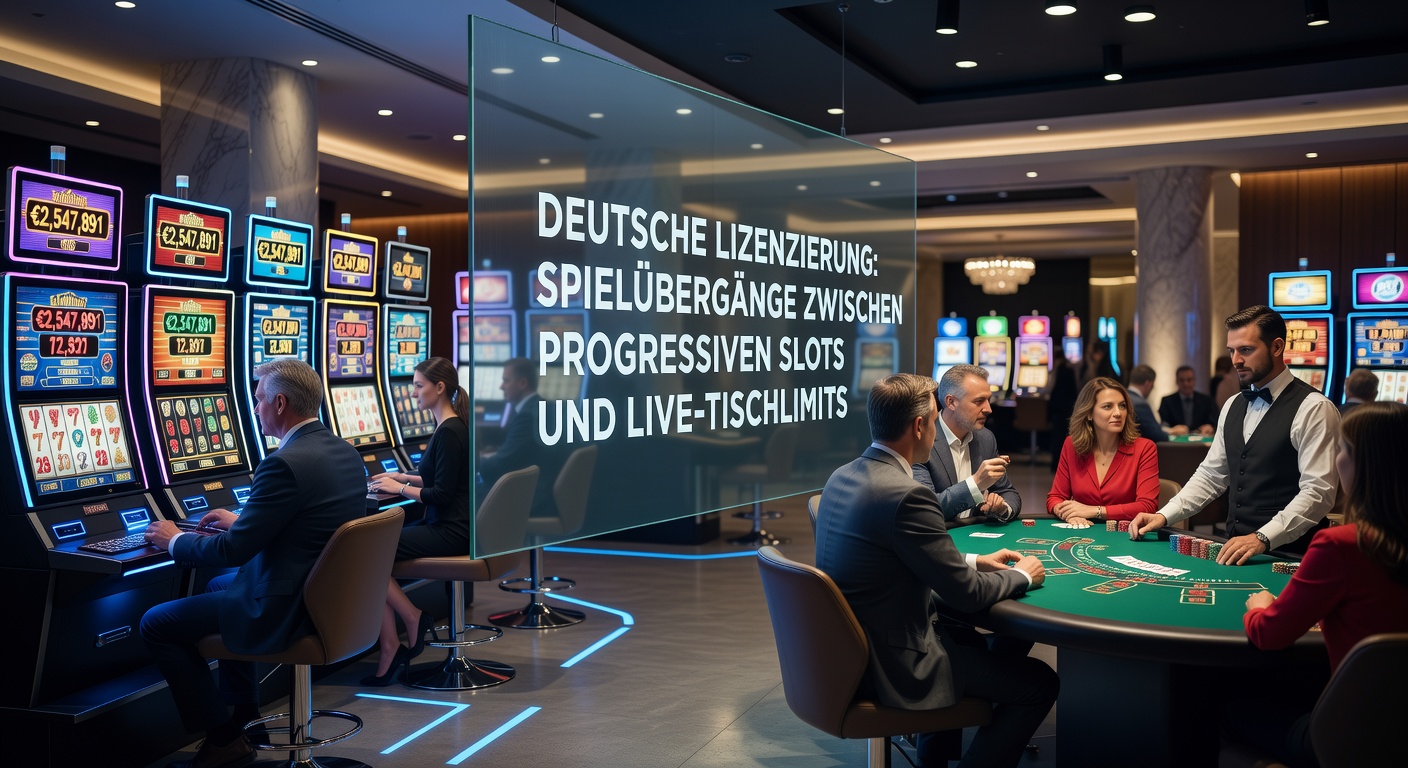 Deutsche Lizenzregeln und Übergänge von progressiven Slots zu Live-Tischspielen in regulierten Casinos