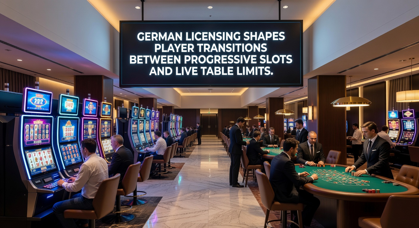 Spielerbewegungen zwischen progressiven Slots und limitierten Live-Tischspielen unter deutscher Lizenz