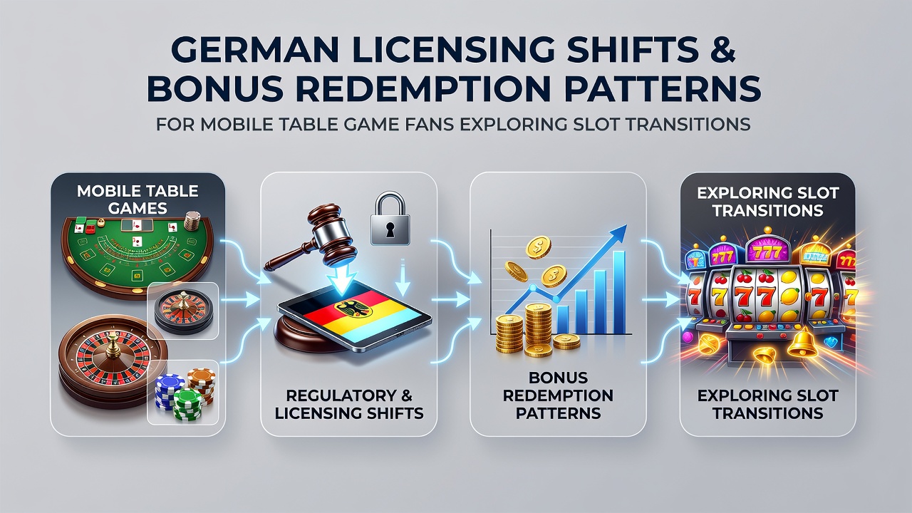 Deutsche Lizenzverschiebungen verändern Bonus-Einlösungsverhalten bei mobilen Tischspiel-Enthusiasten und Slot-Übergängen