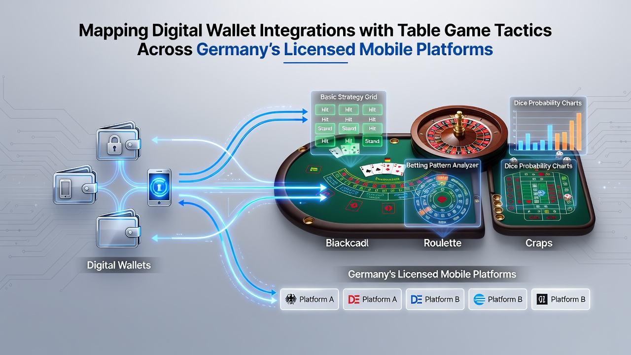 Digitale Wallet-Integration mit Tischspielen auf mobilen Plattformen