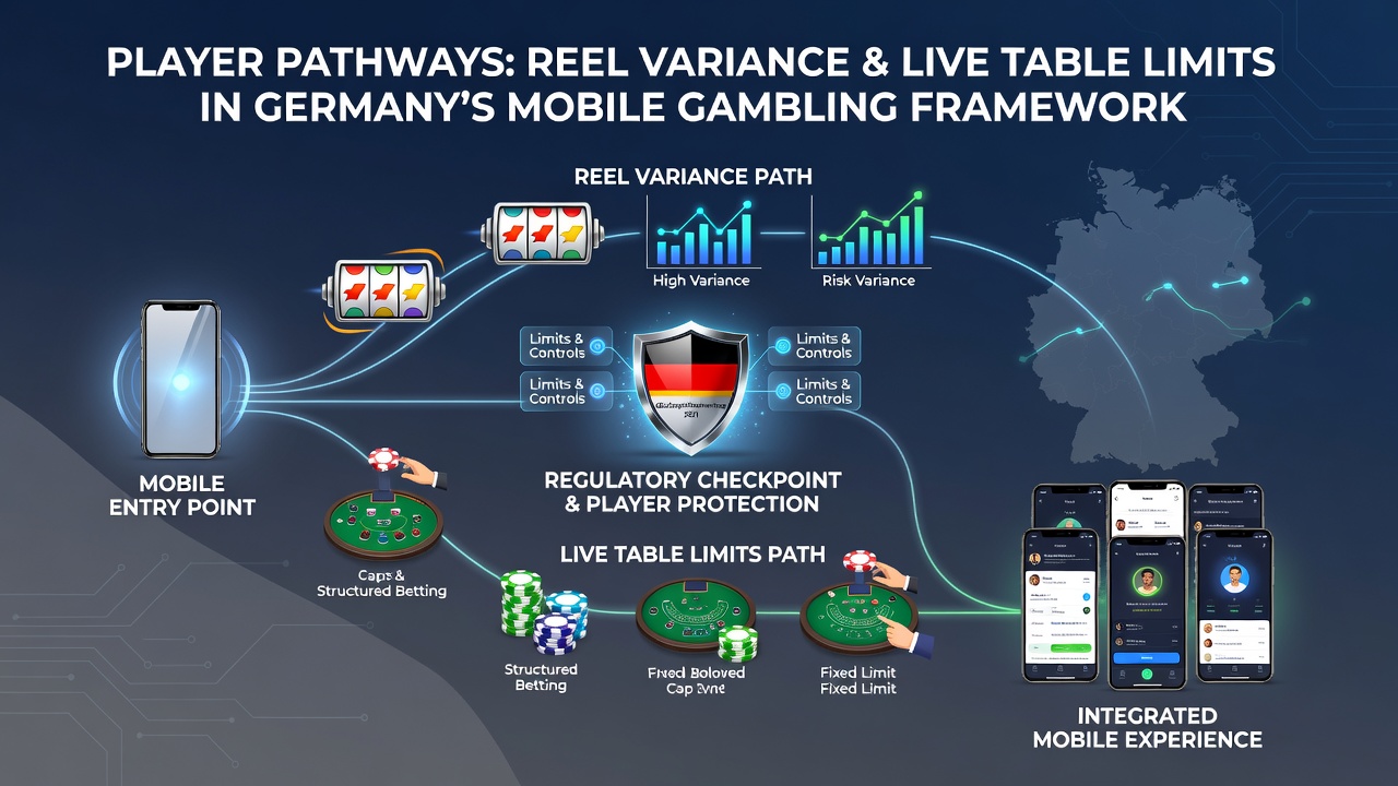 Darstellung mobiler Schnittstellen für Übergänge zwischen Slots und Live-Tischen unter deutschen Lizenzregeln