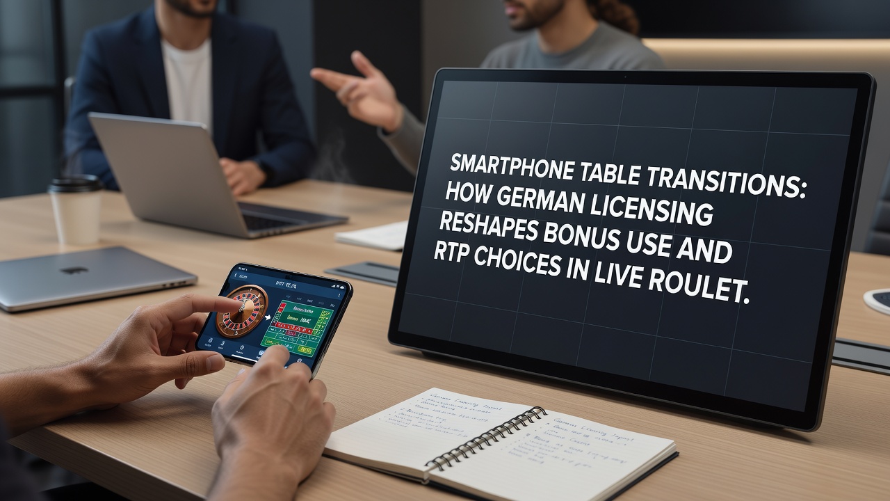 Detailansicht einer mobilen Roulette-Hybrid-Oberfläche mit RTP-Indikatoren und Lizenzhinweisen